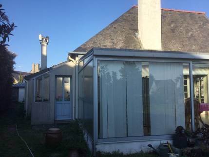 Véranda avant remplacement