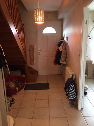 Entrée de maison avant travaux de rénovation - Nantes 44