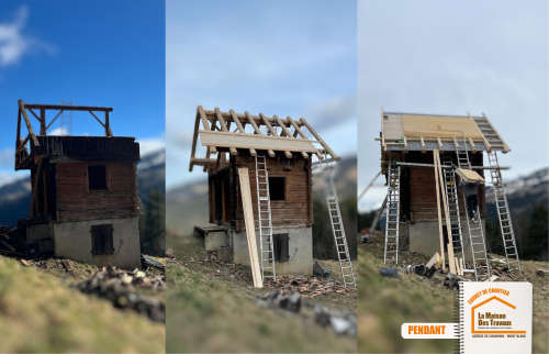 rénovation toiture Chamonix, Sarking toiture montagne, isolation toiture Haute-Savoie, artisan couvreur local, protection toiture neige