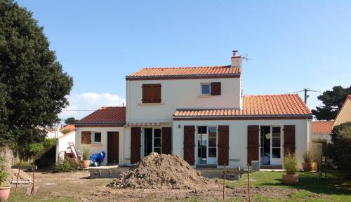 Maison individuelle avant construction d'un agrandissement latéral - Cholet 49300