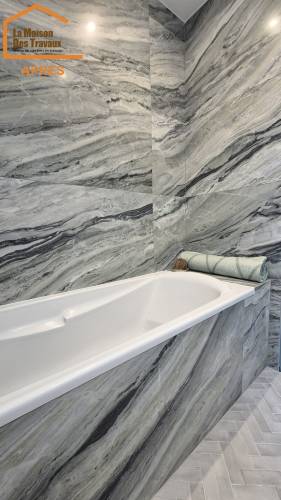 Rénovation - nouvel agencement d'une salle de bain à Dinard