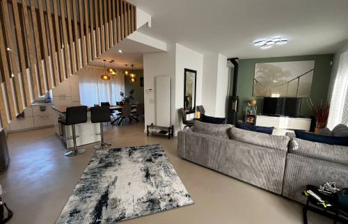 Béton ciré salon salle à manger