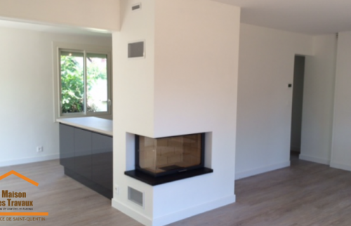 Après travaux installation insert 