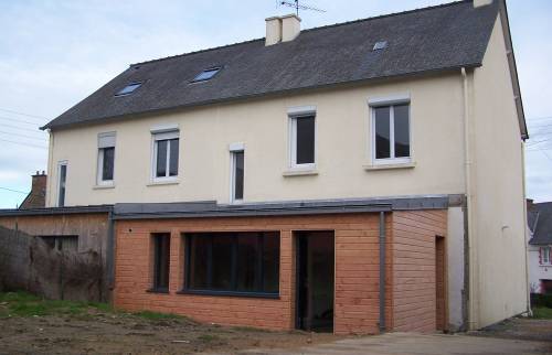 Extension Bois douglas sur Lamballe