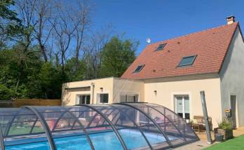 Extension maison avec piscine