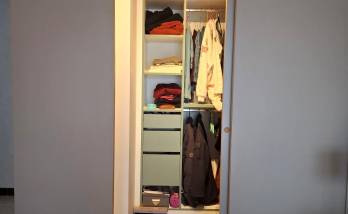 Création de dressing dans un cagibi - Bourg-en-Bresse 01