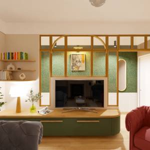 Aménagement d'un salon - La Maison Des Architectes
