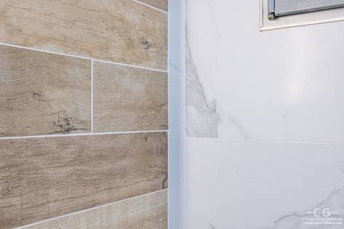 Aménagement de salle de bain en neuf