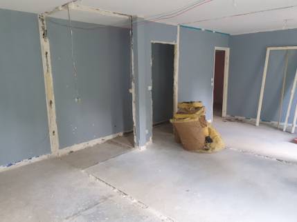 Rénovation de maison avec travaux de plâtrerie et réamanégement intérieur - Erchin 59