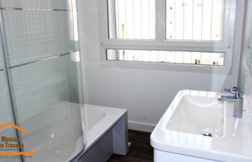 Salle de bain après rénovation 