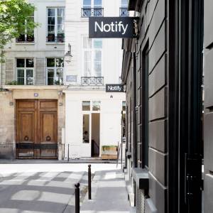 Réalisation de la boutique NOTIFY  PARIS - Pierre Meyer Chalhoub - La Maison Des Architectes