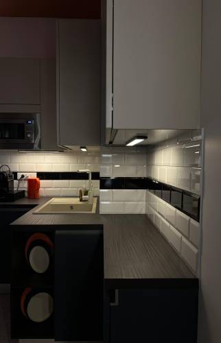 Rénovation complète de la cuisine de notre agence à  Paris 17