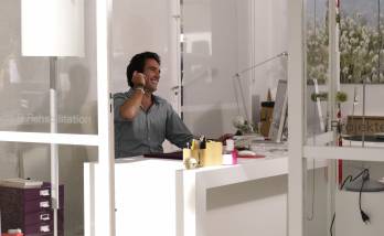 Rénovation d’une agence immobilière suite au changement d'enseigne à Cholet