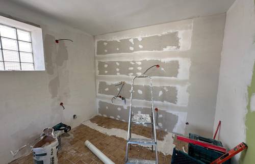 Cuisine en cours de travaux