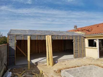 Construction extension bois Ars-en-Ré