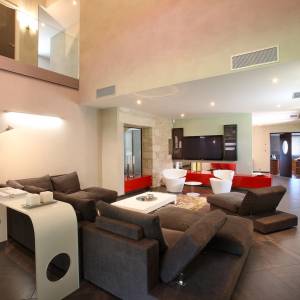 Aménagement d'un salon dans la Drôme