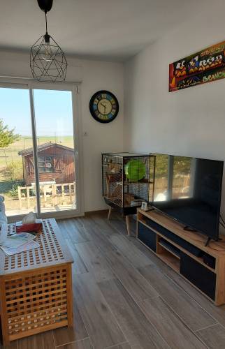 Carrelage côté salon