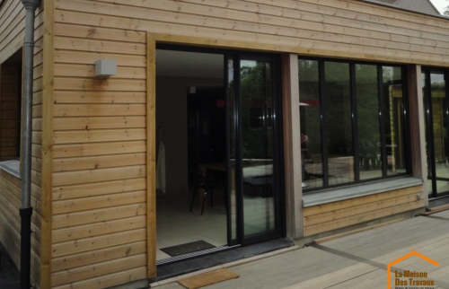 extension de maison en bois