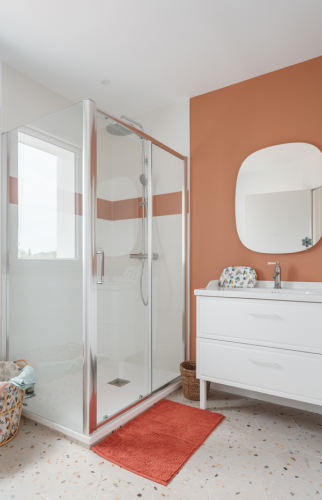 Surélévation de maison à Rezé - salle de bain