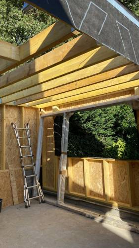 Construction d'une extension bois - Nantes 44000