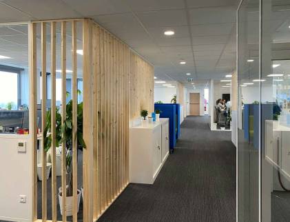 création de bureaux avec cloisons phoniques Sens (89) 