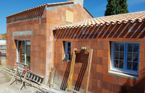 Projet en cours de réalisation - Construction d'une maison complète à Noirmoutier