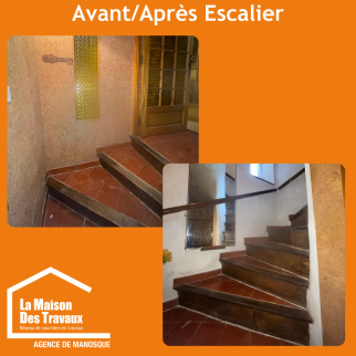 Rénovation escalier