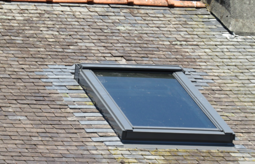 Pose d'un velux - Quéven (56)