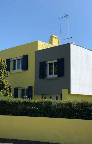 Revêtement extérieur coloré et original - Larmor-Plage (56260)