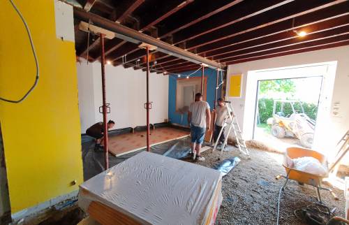 L'entreprise rénovation maison à l'œuvre