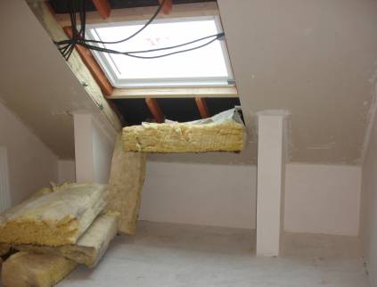 Laine de verre pour isolation chambre Poissy