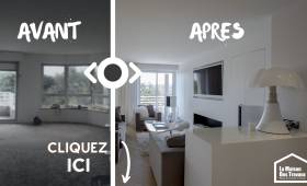 Photos avant-après rénovation de salons