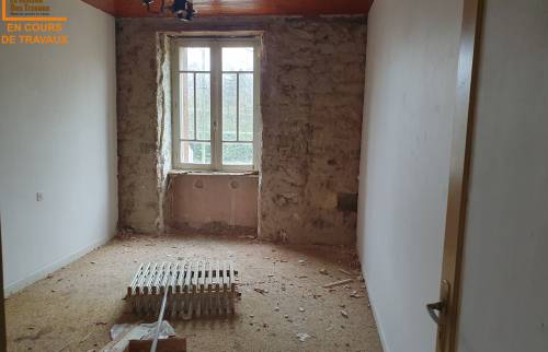 Rénovation énergétique d’une maison à Plouër-sur-Rance en cours de Travaux