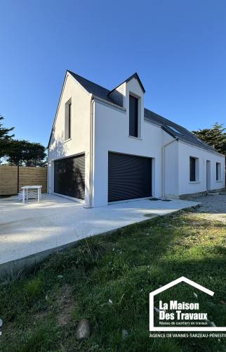 Extension de maison à étage dans le Morbihan