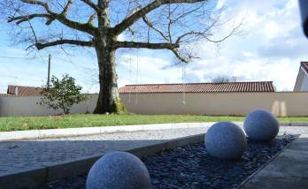Boules en grès extérieur Arras