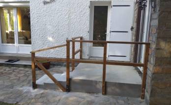 Création d'un accès PMR sécurisé par l'extérieur sur une maison - Pornic 44210