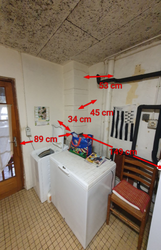 prise de cotes artisans projet de rénovation de maison Guichen