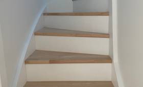 Pose d'un escalier au Pallet