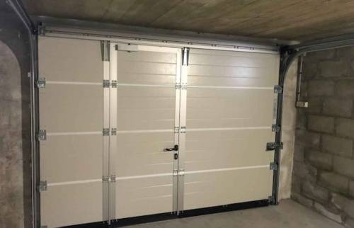 Changement de porte de garage à Trouville