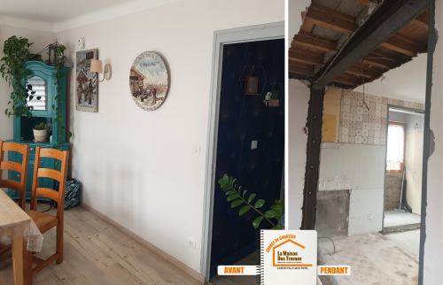 La Maison des Travaux Albertville, rénovation intérieure Savoie, projet cuisine clé en main, modernisation espace de vie, artisans qualifiés Albertville