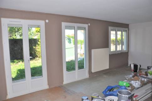 Travaux de rénovation de salon séjour en cours - Brie-Comte-Robert 77170