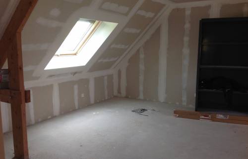 Isolation des combles terminée