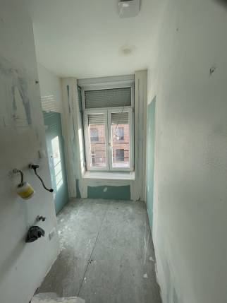 Salle de bain pendant les travaux