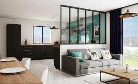 Rénovation des murs Création demi-cloison