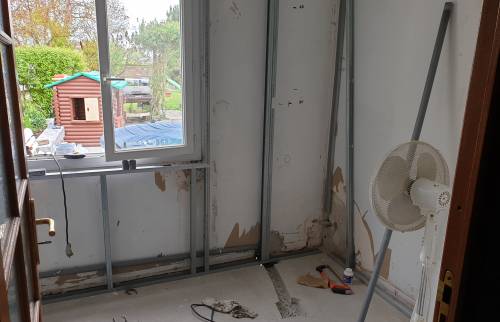 Salle de bains pendant travaux Arras