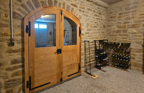 Rénovation d'un garage - porte sur-mesure