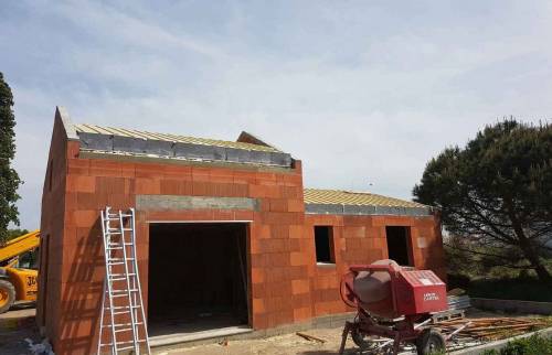 Projet en cours de réalisation - Construction d'une maison complète à Noirmoutier