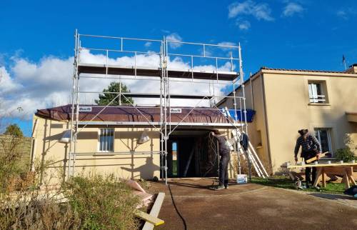 PROCHAINEMENT - Surélévation de maison en ossature bois à Vertou