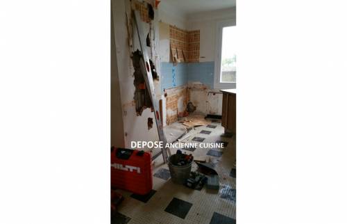 AVANT TRAVAUX - RENOVATION DE CUISINE A VANNES 56000