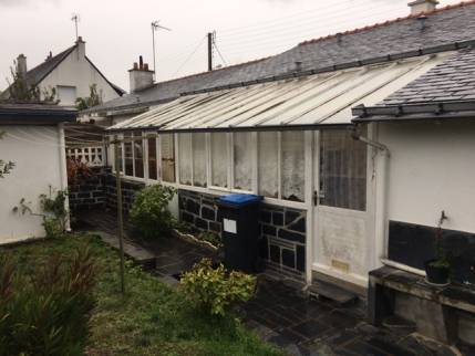 L'ancienne véranda avant sa démolition à Nantes 44